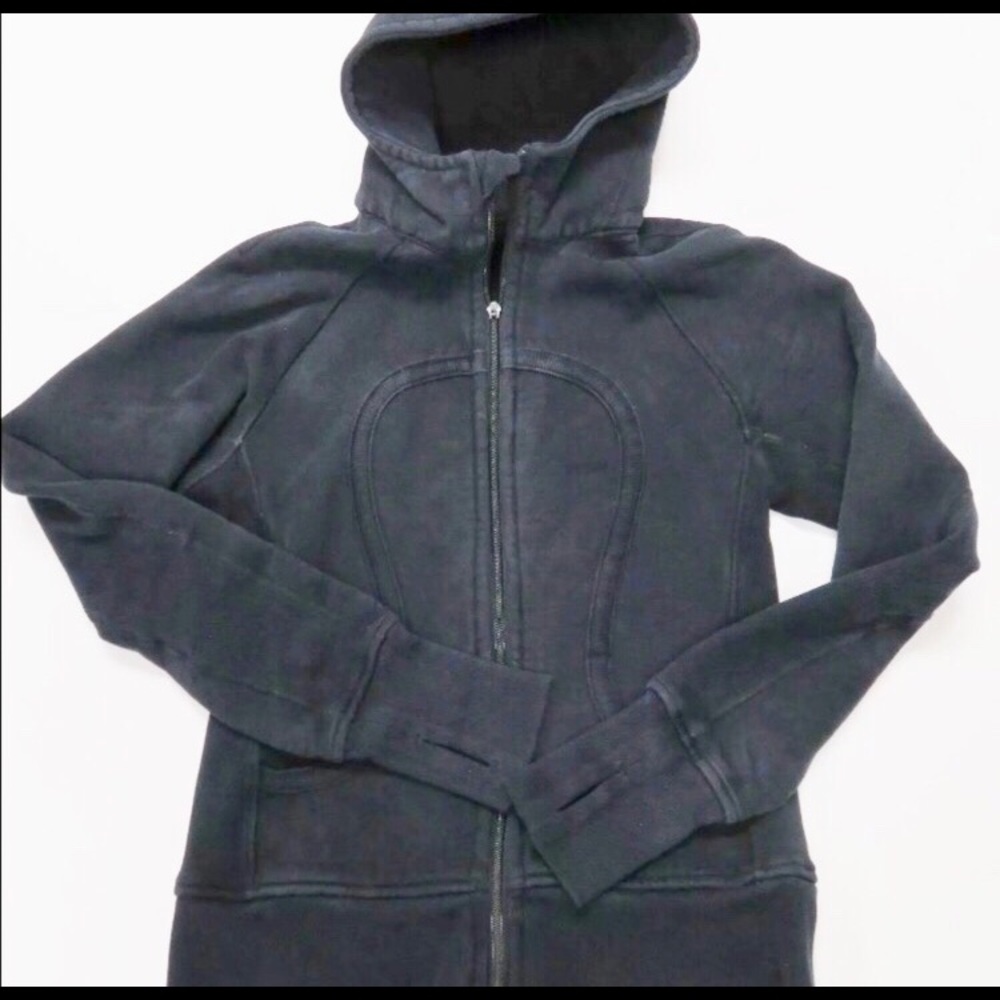 Lululemon Scuba Hoodie Black Sz 10